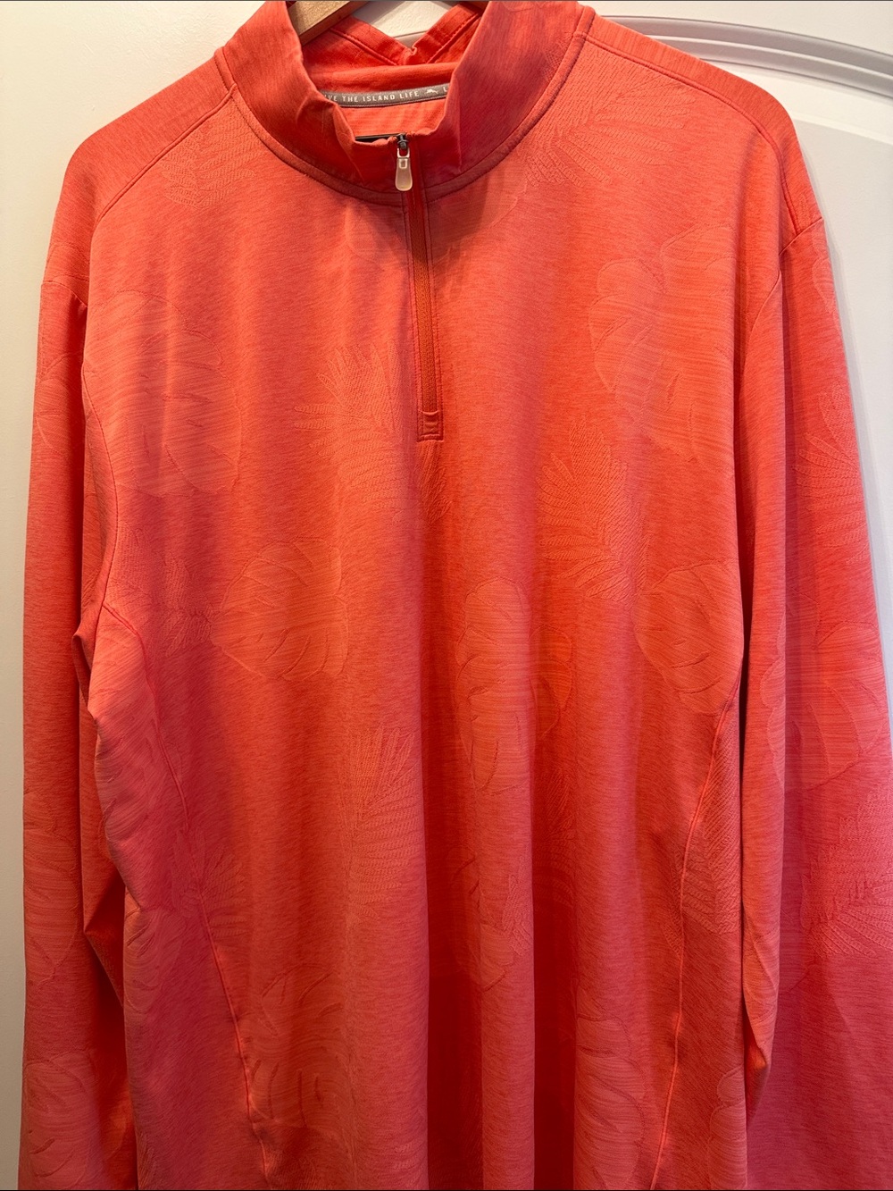 Tommy Bahama Coral  Half-Zip Pullover